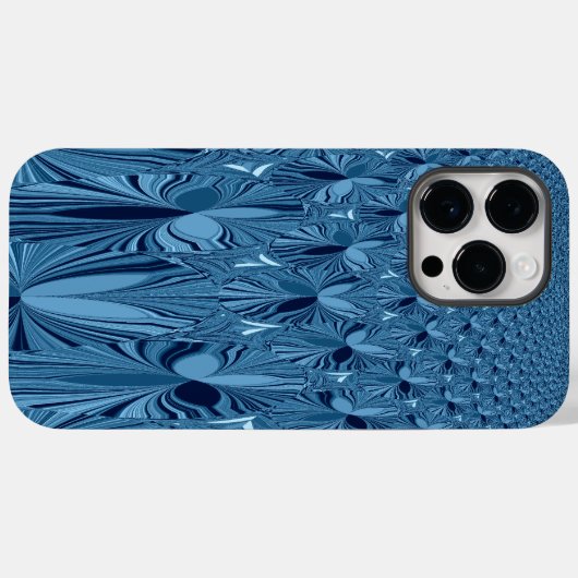 Blauwblauwe rog Case-Mate iPhone case (Achterkant (horizontaal))