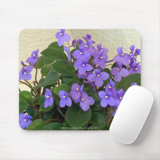 Blauwblauwe Violet Muismat (Met muis)