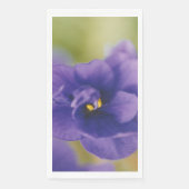 Blauwbloeiende bloem van Violet Saintpaulia Zoomed Servet (Voorkant)