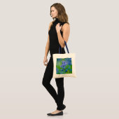 Blauwbloem Canvas tas (Voorkant (model))