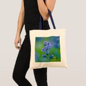 Blauwbloem Canvas tas (Voorkant (product))