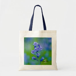 Blauwbloem Canvas tas