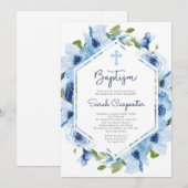 Blauwbloembaptisme Kaart (Voorkant / Achterkant)