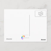 Blauwbloemen - Briefkaart (Achterkant)