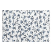 Blauwbloemen, haarklokken, bloemen kussensloop (Achterkant-Links)