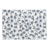 Blauwbloemen, haarklokken, bloemen kussensloop (Achterkant-Rechts)