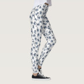 Blauwbloemen, haarklokken, bloemen leggings (Rechts)