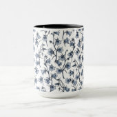 Blauwbloemen, haarklokken, bloemen mok (Midden)