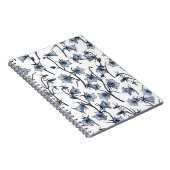 Blauwbloemen, haarklokken, bloemen notitieboek (Rechterzijde)