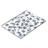 Blauwbloemen, haarklokken, bloemen notitieboek (Linkerzijde)