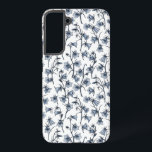 Blauwbloemen, haarklokken, bloemen samsung galaxy hoesje<br><div class="desc">bloemen,  met de hand geschilderd in Photoshop,  naadloos patroon</div>