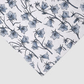 Blauwbloemen, haarklokken, bloemen tissuepapier (Detail)