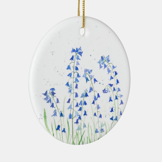 Blauwbloemen ornament (Rechts)