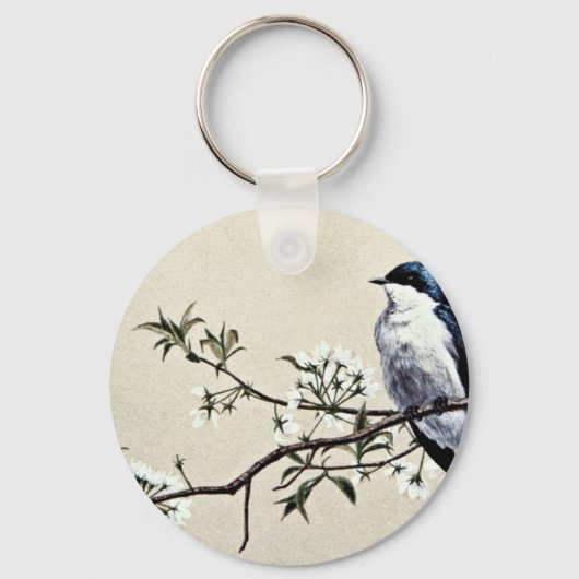 Blauwbloemen Sleutelhanger (Voorkant)