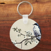 Blauwbloemen Sleutelhanger (Voorkant)