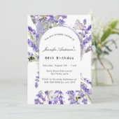 Blauwbloemen: vioolfeest kaart (Staand voorkant)