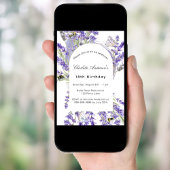 Blauwbloemen: vioolfeest kaart