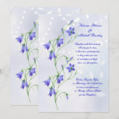 Blauwbloemen Weddenschap Kaart (Voorkant / Achterkant)