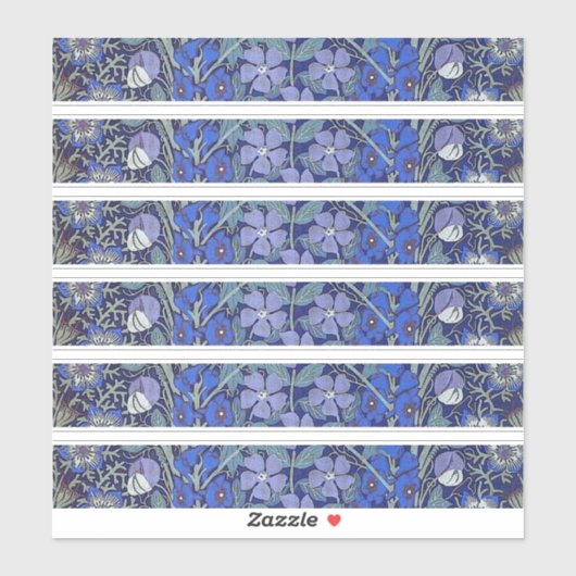 Blauwbloemsticker Sticker (Vel)