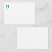 Blauwboei Notitiekaartje (Voorkant / Achterkant)