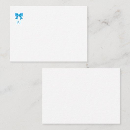 Blauwboei Notitiekaartje (Voorkant / Achterkant)