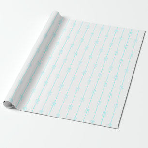 Blauwbogen en strippellerpapier cadeaupapier