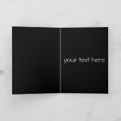 Blauwbomen Feestdagen Kaart (Binnen)