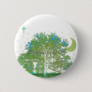 Blauwbomen Ronde Button 5,7 Cm