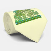 Blauwbomen Stropdas (Opgerold)