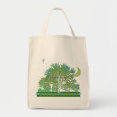 Blauwbomen Tote Bag (Voorkant)
