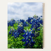 Blauwbonnaars Blauwe Bloemen Texan Floral Planner (Achterkant)