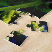 Blauwbonnaars Blauwe Bloemen Texas Texan Floral Legpuzzel (Zijkant)