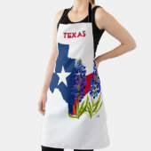 Blauwbonnaars Blauwe Vloeren Texas Texan State Flo Schort (Insitu)