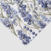 Blauwbonnaars Bloemen Blauwe Waterverf Wilde bloem Tissuepapier (Detail)