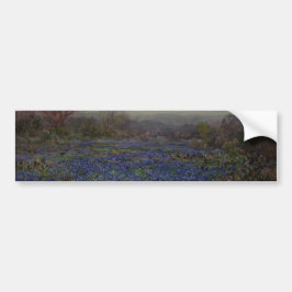 Blauwbonnetbloemen (landschap) bumpersticker