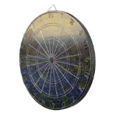 Blauwbonnetbloemen (landschap) dartbord (Voorkant Rechts)