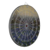 Blauwbonnetbloemen (landschap) dartbord (Voorkant Links)