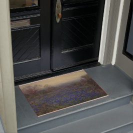 Blauwbonnetbloemen (landschap) deurmat