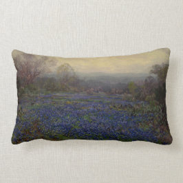 Blauwbonnetbloemen (landschap) kussen