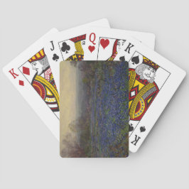 Blauwbonnetbloemen (landschap) pokerkaarten