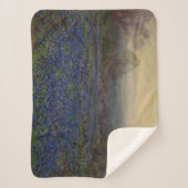 Blauwbonnetbloemen (landschap) sherpa deken (Voorkant)