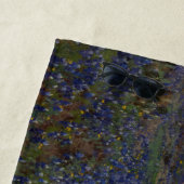 Blauwbonnetbloemen (landschap) strandlaken (In situ)