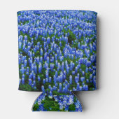 Blauwbonnetjes Blauwe Bloemen Texas Floral Koelbox Blikjeskoeler (Achterkant)
