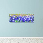 Blauwbonnetjes Canvas Afdruk (Insitu (Houten vloer))