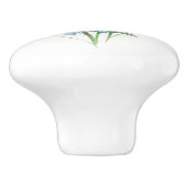 Blauwbonnetjes Keramische Knop (Zijkant)