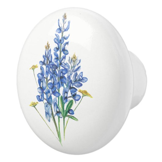 Blauwbonnetjes Keramische Knop (Rechts)