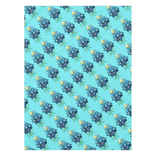 Blauwbonnetjes Tafelkleed (Voorkant)