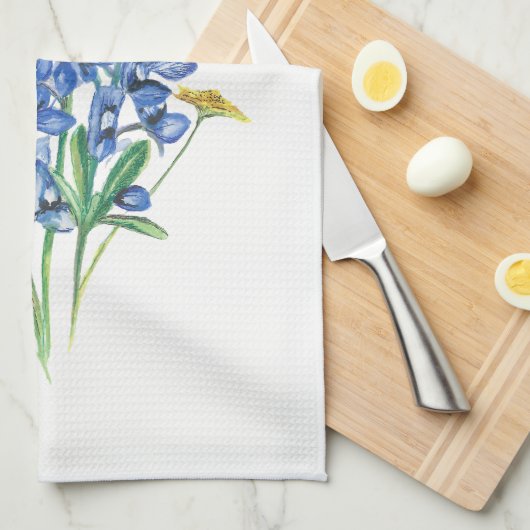 Blauwbonnetjes Theedoek (Quarter Fold)