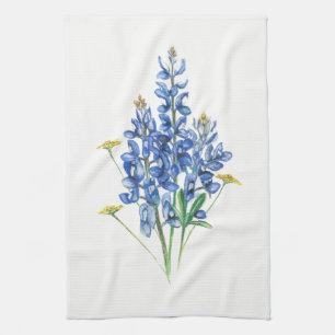 Blauwbonnetjes Theedoek