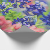 Blauwbonnetpapier Cadeaupapier (Hoek)